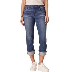 Democracy Flex-Ellent Mid-Rise Cropped Girlfriend Jean Size 14